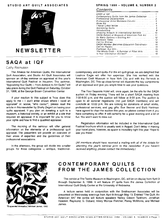 SAQA Journal 1998 Vol. 8 No. 2